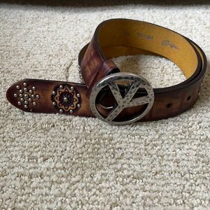 Brighton Peace Sign belt